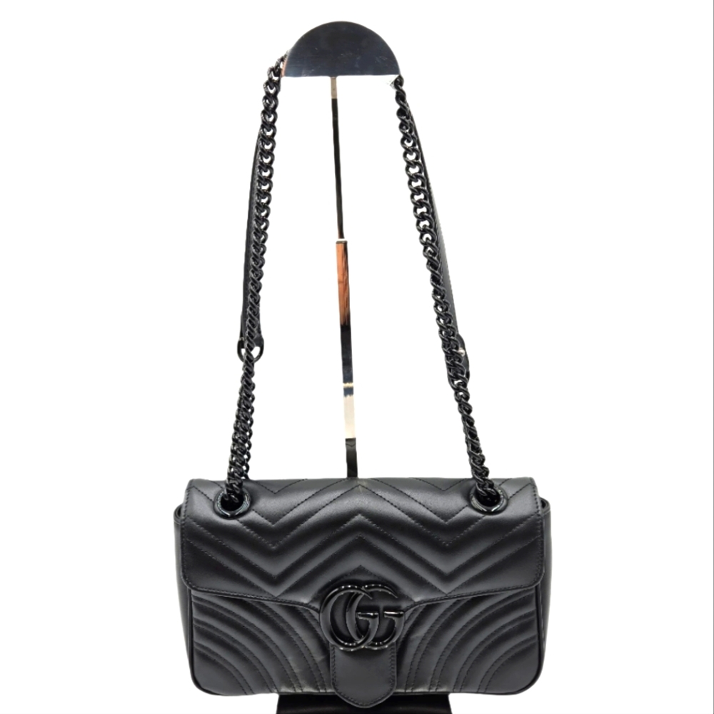 GG Marmont medium shoulder bag / Crossbody Style 443497 - NEW - Picture 2 of 16